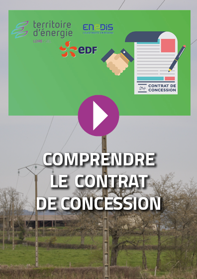Qu’est-ce que le contrat de concession entre SIEL-TE42/ENEDIS/EDF ?